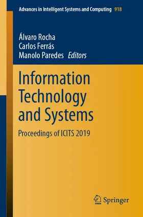 Rocha / Ferrás / Paredes |  Information Technology and Systems | Buch |  Sack Fachmedien