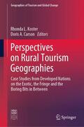 Carson / Koster |  Perspectives on Rural Tourism Geographies | Buch |  Sack Fachmedien