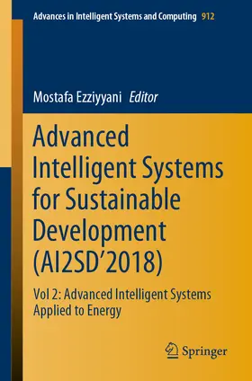 Ezziyyani | Advanced Intelligent Systems for Sustainable Development (AI2SD’2018) | E-Book | sack.de