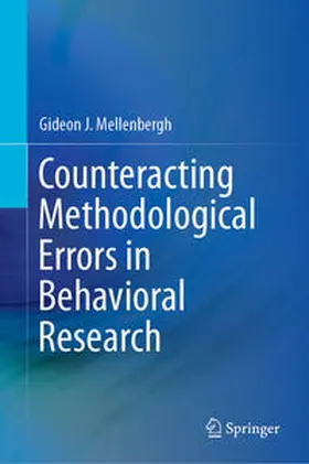 Mellenbergh | Counteracting Methodological Errors in Behavioral Research | E-Book | www.sack.de