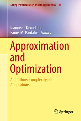 Demetriou / Pardalos | Approximation and Optimization | E-Book | sack.de