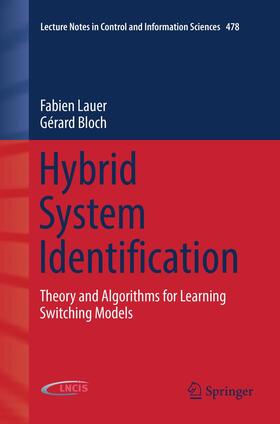 Bloch / Lauer | Hybrid System Identification | Buch | 978-3-030-13091-6 | sack.de
