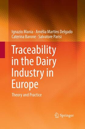 Mania / Parisi / Delgado |  Traceability in the Dairy Industry in Europe | Buch |  Sack Fachmedien