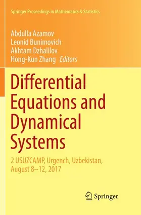 Azamov / Zhang / Bunimovich |  Differential Equations and Dynamical Systems | Buch |  Sack Fachmedien