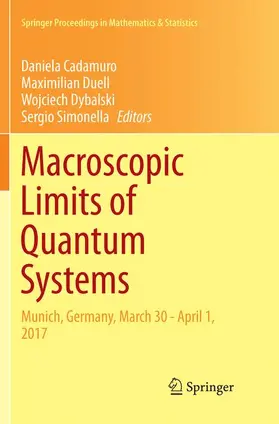 Cadamuro / Simonella / Duell |  Macroscopic Limits of Quantum Systems | Buch |  Sack Fachmedien