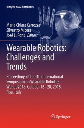 Carrozza / Pons / Micera | Wearable Robotics: Challenges and Trends | Buch | 978-3-030-13201-9 | sack.de