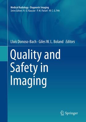 Donoso-Bach / Boland |  Quality and Safety in Imaging | Buch |  Sack Fachmedien