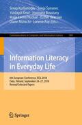Kurbanoglu / Kurbanoglu / Špiranec |  Information Literacy in Everyday Life | Buch |  Sack Fachmedien