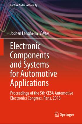 Langheim | Electronic Components and Systems for Automotive Applications | Buch | 978-3-030-14155-4 | sack.de