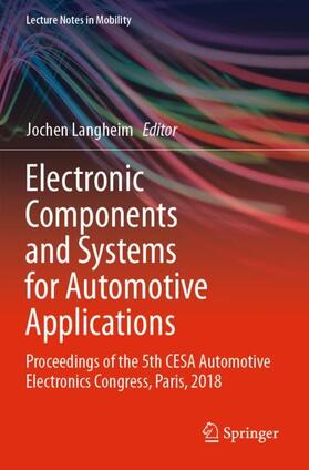 Langheim | Electronic Components and Systems for Automotive Applications | Buch | 978-3-030-14158-5 | sack.de