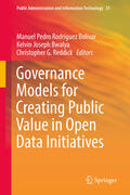 Rodríguez Bolívar / Bwalya / Reddick |  Governance Models for Creating Public Value in Open Data Initiatives | eBook | Sack Fachmedien