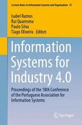 Ramos / Oliveira / Quaresma |  Information Systems for Industry 4.0 | Buch |  Sack Fachmedien