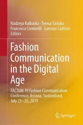 Kalbaska / Cantoni / Sádaba |  Fashion Communication in the Digital Age | Buch |  Sack Fachmedien