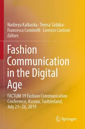 Kalbaska / Cantoni / Sádaba |  Fashion Communication in the Digital Age | Buch |  Sack Fachmedien