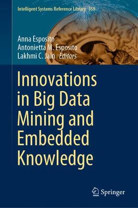 Esposito / Jain |  Innovations in Big Data Mining and Embedded Knowledge | Buch |  Sack Fachmedien