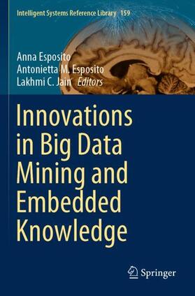 Esposito / Jain |  Innovations in Big Data Mining and Embedded Knowledge | Buch |  Sack Fachmedien
