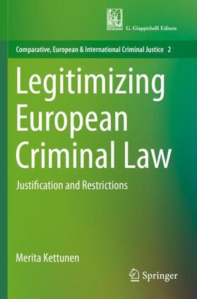 Kettunen | Legitimizing European Criminal Law | Buch | 978-3-030-16176-7 | sack.de