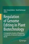 Hamburger / Dederer |  Regulation of Genome Editing in Plant Biotechnology | Buch |  Sack Fachmedien