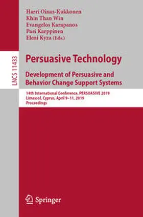 Oinas-Kukkonen / Win / Karapanos |  Persuasive Technology: Development of Persuasive and Behavior Change Support Systems | eBook | Sack Fachmedien