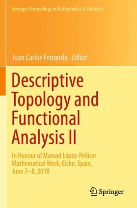 Ferrando | Descriptive Topology and Functional Analysis II | Buch | 978-3-030-17378-4 | sack.de