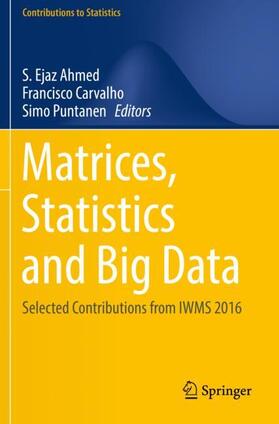 Ahmed / Puntanen / Carvalho | Matrices, Statistics and Big Data | Buch | 978-3-030-17521-4 | sack.de