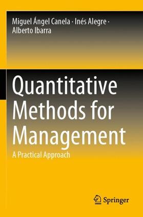 Canela / Ibarra / Alegre | Quantitative Methods for Management | Buch | 978-3-030-17556-6 | sack.de