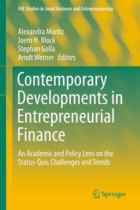 Moritz / Block / Golla | Contemporary Developments in Entrepreneurial Finance | E-Book | sack.de