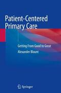 Blount |  Patient-Centered Primary Care | Buch |  Sack Fachmedien