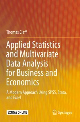 Cleff |  Applied Statistics and Multivariate Data Analysis for Business and Economics | Buch |  Sack Fachmedien
