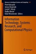 Kulczycki / Kacprzyk / Wisniewski |  Information Technology, Systems Research, and Computational Physics | Buch |  Sack Fachmedien