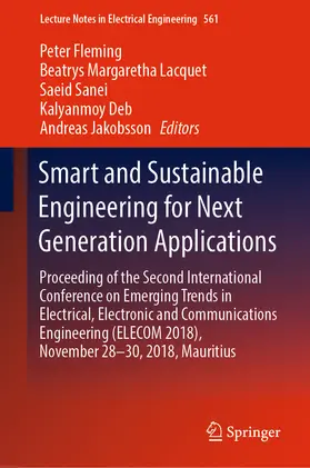 Fleming / Lacquet / Sanei |  Smart and Sustainable Engineering for Next Generation Applications | eBook | Sack Fachmedien