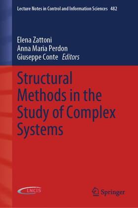 Zattoni / Conte / Perdon | Structural Methods in the Study of Complex Systems | Buch | sack.de