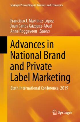 Martínez-López / Roggeveen / Gázquez-Abad |  Advances in National Brand and Private Label Marketing | Buch |  Sack Fachmedien