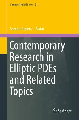 Dipierro |  Contemporary Research in Elliptic PDEs and Related Topics | eBook | Sack Fachmedien
