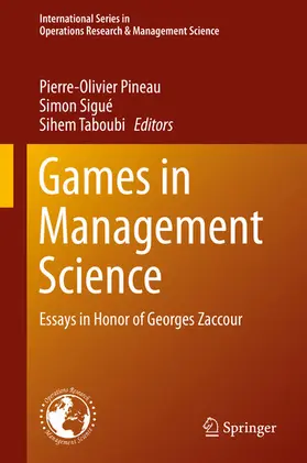 Pineau / Sigué / Taboubi | Games in Management Science | E-Book | www.sack.de