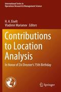 Marianov / Eiselt |  Contributions to Location Analysis | Buch |  Sack Fachmedien
