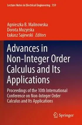 Malinowska / Mozyrska / Sajewski |  Advances in Non-Integer Order Calculus and Its Applications | Buch |  Sack Fachmedien