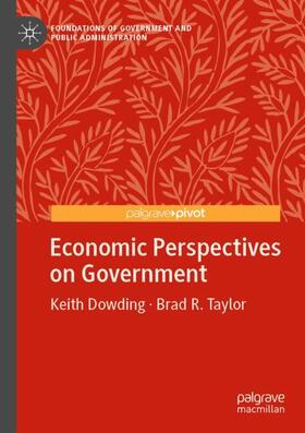 Dowding / Taylor | Economic Perspectives on Government | Buch | 978-3-030-19709-4 | sack.de