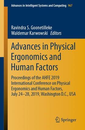 Karwowski / Goonetilleke | Advances in Physical Ergonomics and Human Factors | Buch | 978-3-030-20141-8 | sack.de