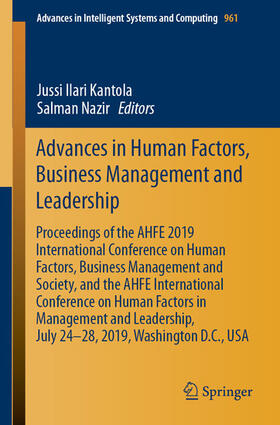 Kantola / Nazir |  Advances in Human Factors, Business Management and Leadership | eBook | Sack Fachmedien
