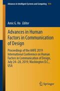 Ho |  Advances in Human Factors in Communication of Design | Buch |  Sack Fachmedien