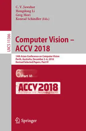 Jawahar / Li / Mori | Computer Vision – ACCV 2018 | E-Book | www.sack.de
