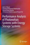 Elbaset / Eid / Abdelwahab |  Performance Analysis of Photovoltaic Systems with Energy Storage Systems | Buch |  Sack Fachmedien