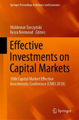 Nermend / Tarczynski / Tarczynski | Effective Investments on Capital Markets | Buch | 978-3-030-21273-5 | sack.de