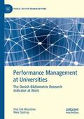 Opstrup / Mouritzen |  Performance Management at Universities | Buch |  Sack Fachmedien
