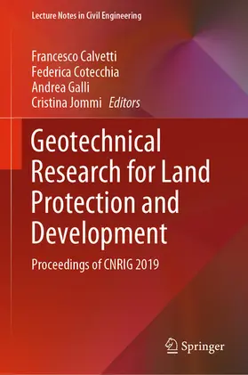 Calvetti / Cotecchia / Galli | Geotechnical Research for Land Protection and Development | E-Book | sack.de