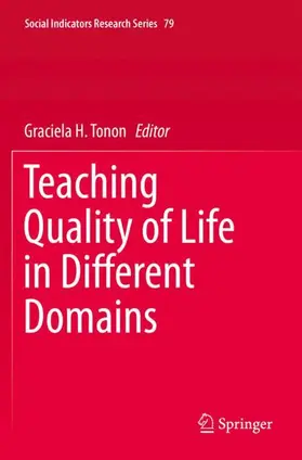 Tonon |  Teaching Quality of Life in Different Domains | Buch |  Sack Fachmedien