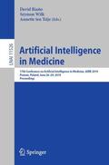 Riaño / ten Teije / Wilk |  Artificial Intelligence in Medicine | Buch |  Sack Fachmedien