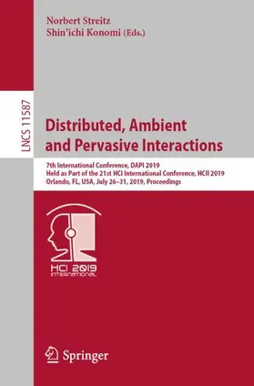 Konomi / Streitz |  Distributed, Ambient and Pervasive Interactions | Buch |  Sack Fachmedien