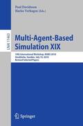 Verhagen / Davidsson |  Multi-Agent-Based Simulation XIX | Buch |  Sack Fachmedien